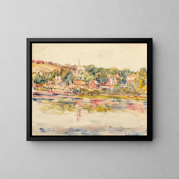 New Hope Pennsylvania - Charles Demuth — framed artwork on a wall