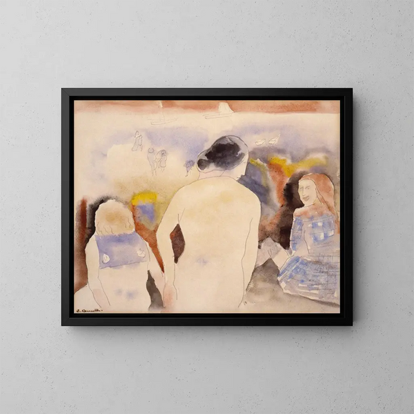 Untitled Painting - Charles Demuth — framed artwork on a wall