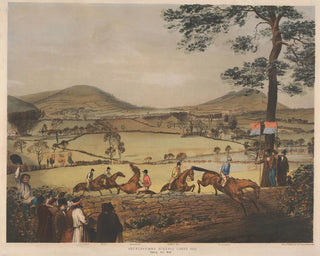 The Abergavenny hurdle race - Charles Denton — artwork view