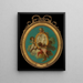 Putti with a medallion - Charles Dominique Joseph Eisen — framed artwork on a wall