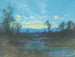 Sunset Painting - Charles Dorman Robinson — artwork view