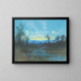 Sunset Painting - Charles Dorman Robinson — framed artwork on a wall