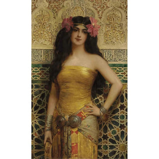 Oriental Beauty Painting - Charles Dubreuil — artwork view