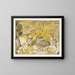 Figures bathing in the sun under a palm tree - Charles Dufresne — framed artwork on a wall