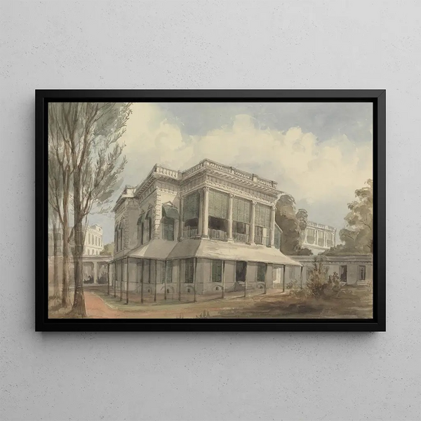 Elysium Row Calcutta - Charles Dyce — framed artwork on a wall