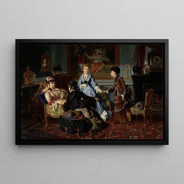The Day of Madame - Charles Édouard Boutibonne — framed artwork on a wall