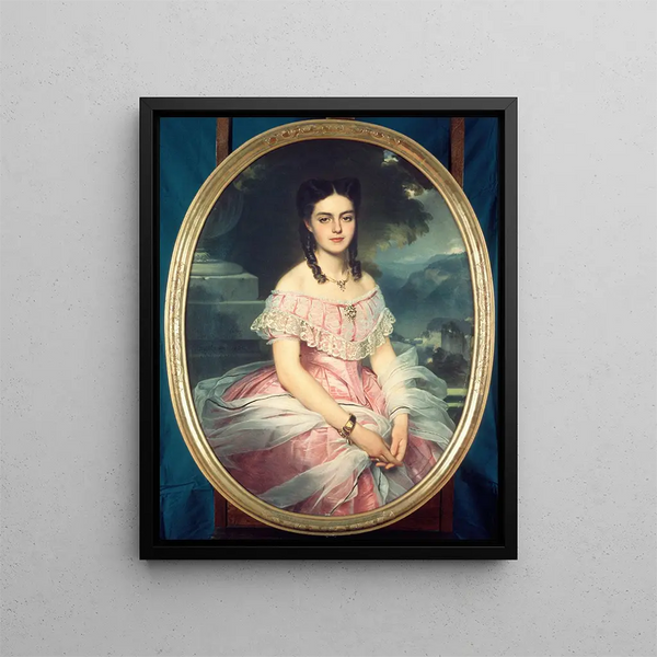Wilhelmine von Hallwyl - Charles Édouard Boutibonne — framed artwork on a wall