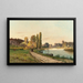 Sentier le long du rivage - Charles Édouard Du Bois — framed artwork on a wall