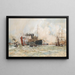 La dame, c'est un paquebot - Charles Edward Dixon — framed artwork on a wall