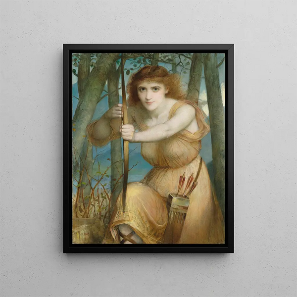 L'Archer - Charles Edward Hall — framed artwork on a wall