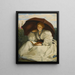 Reading on a Sunny Afternoon - Charles Edward Perugini — framed artwork on a wall