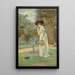 Roses in Bloom - Charles Edward Wilson — framed artwork on a wall