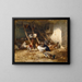 Poulettes - Charles Émile Jacque — framed artwork on a wall