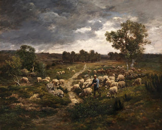 Sheep - Charles Émile Jacque — artwork view