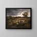 Sheep - Charles Émile Jacque — framed artwork on a wall