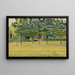 Fin afternoon painting - Charles Ephraim Burchfield — framed artwork on a wall