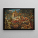 a Viking warrior's death - Charles Ernest Butler — framed artwork on a wall
