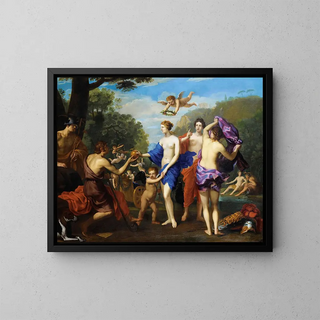 The Judgment of Paris - Charles Errard — framed artwork on a wall