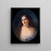 Portrait of Adèle de Rothschild - Charles Escot — framed artwork on a wall