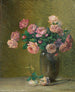 Roses roses sur une table - Charles Ethan Porter — artwork view
