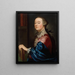 Portrait of a Man - Charles Exshaw — framed artwork on a wall