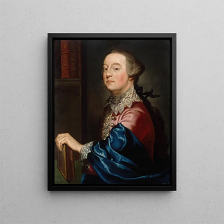 Portrait of a Man - Charles Exshaw — framed artwork on a wall