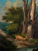 A forest scene with deer - Charles Ferdinand Wimar — artwork view