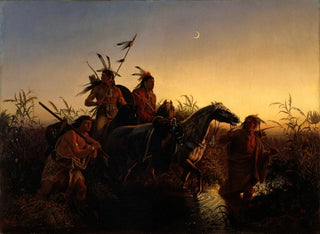 The Captive Horse - Charles Ferdinand Wimar — artwork view
