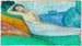 The Rest or Sleeping Saint or Reclining Figure - Charles Filiger — artwork view