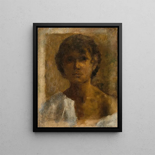 Portrait of a Young Man - Charles Filiger — framed artwork on a wall