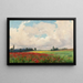Un champ de coquelicots en France - Charles Francis Browne — framed artwork on a wall