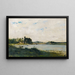 Interior church painting - Charles François Daubigny — framed artwork on a wall