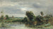 Ducklings on a Lake - Charles François Daubigny — artwork view