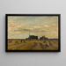 Ferme à Kérity Bretagne - Charles François Daubigny — framed artwork on a wall