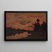 L'après-midi - Charles François Daubigny — framed artwork on a wall