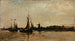 Landscape with a canal in Holland - Charles François Daubigny — artwork view