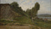 Landscape painting with sheep - Charles François Daubigny — artwork view