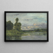 Les Bords de l'Oise - Charles François Daubigny — framed artwork on a wall