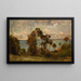 Les Hauts de Villerville, title registered in the inventory, landscape - Charles François Daubigny — framed artwork on a wall