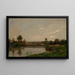 Les Sablons près de Valmondois - Charles François Daubigny — framed artwork on a wall