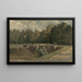 La piscine de Neptune à Versailles - Charles François Daubigny — framed artwork on a wall
