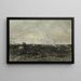 October - Charles François Daubigny — framed artwork on a wall