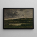 River landscape painting - Charles François Daubigny — framed artwork on a wall