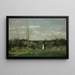 Spring Landscape - Charles François Daubigny — framed artwork on a wall