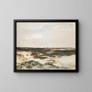 Les Dunes à Camiers - Charles François Daubigny — framed artwork on a wall