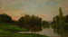 La barge des peintres à l'île de Vaux sur l'Oise - Charles François Daubigny — artwork view