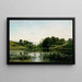 Les Étangs de Gylieu - Charles François Daubigny — framed artwork on a wall