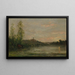 La Seine le matin - Charles François Daubigny — framed artwork on a wall
