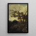 Forest Landscape Painting - Charles François Daubigny — framed artwork on a wall