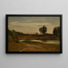 Étang d'Optevoz - Charles François Daubigny — framed artwork on a wall